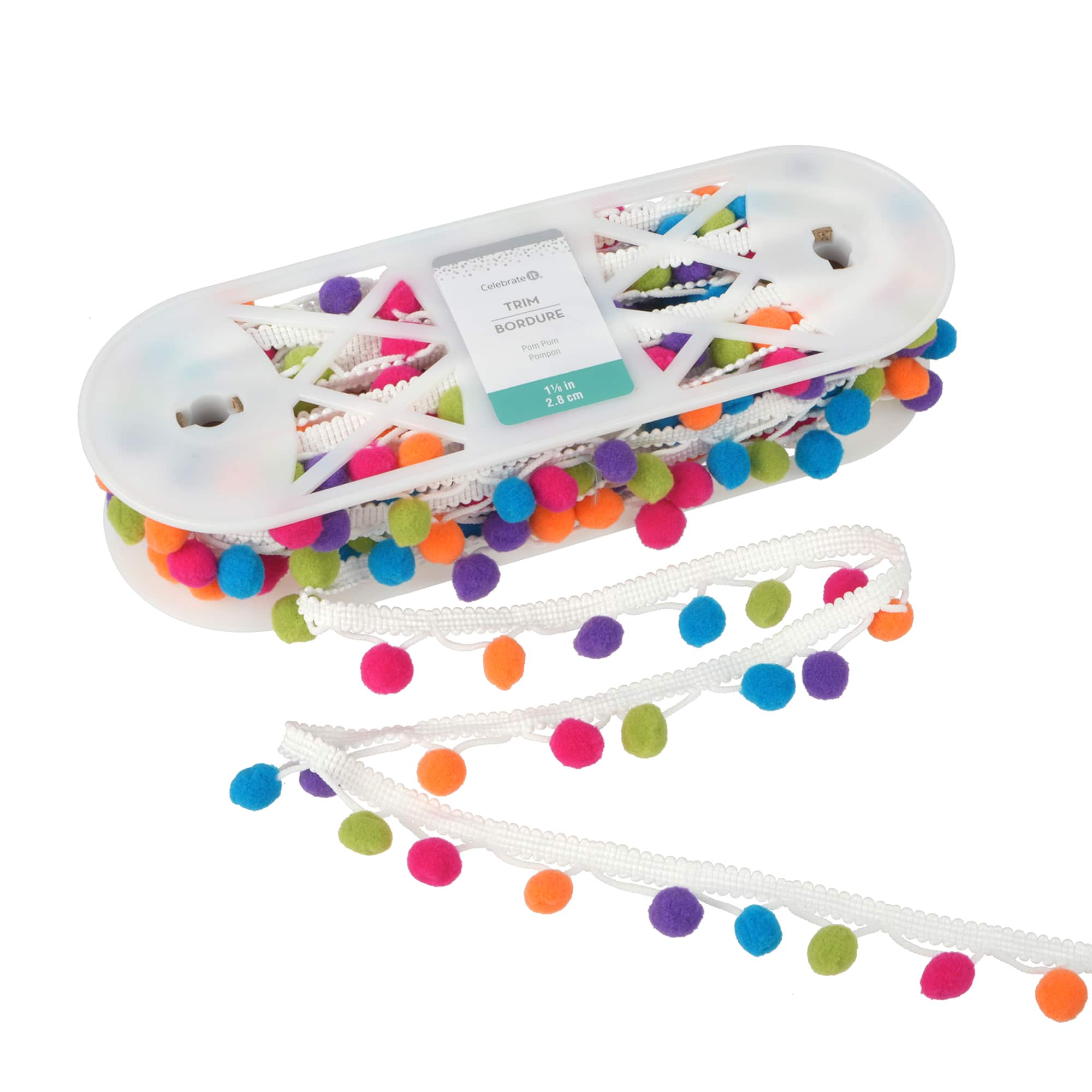 1 1/8" Pom Pom Trim by Celebrate It®